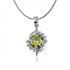 Picture of Zircon Crystal Pendant Necklace - Green Zircon Crystal